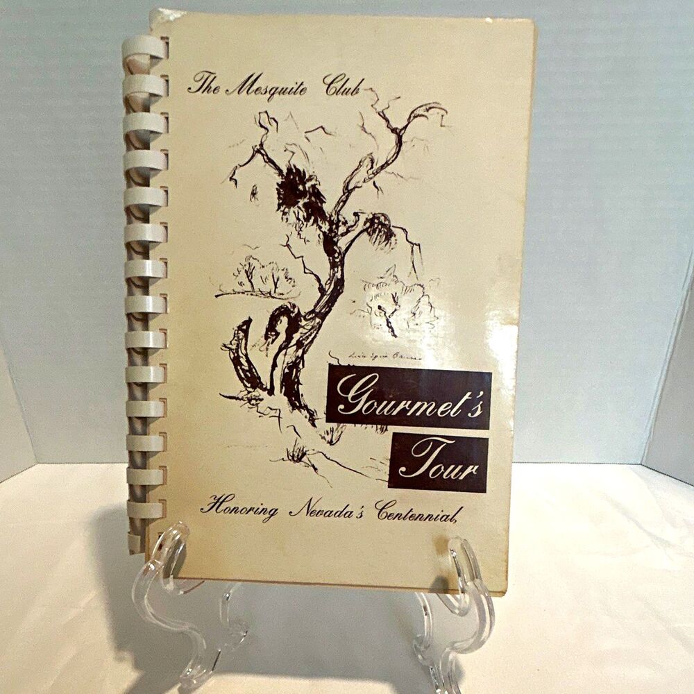 Vintage 1964 Mesquite Club Gourmet Tour Cookbook Nevada Centennial Las Vegas